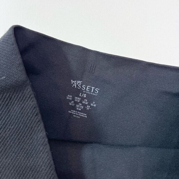 Spanx Assets Blakely Leggings Womens Large Black Seamless Slimming Shaping - Picture 8 of 8